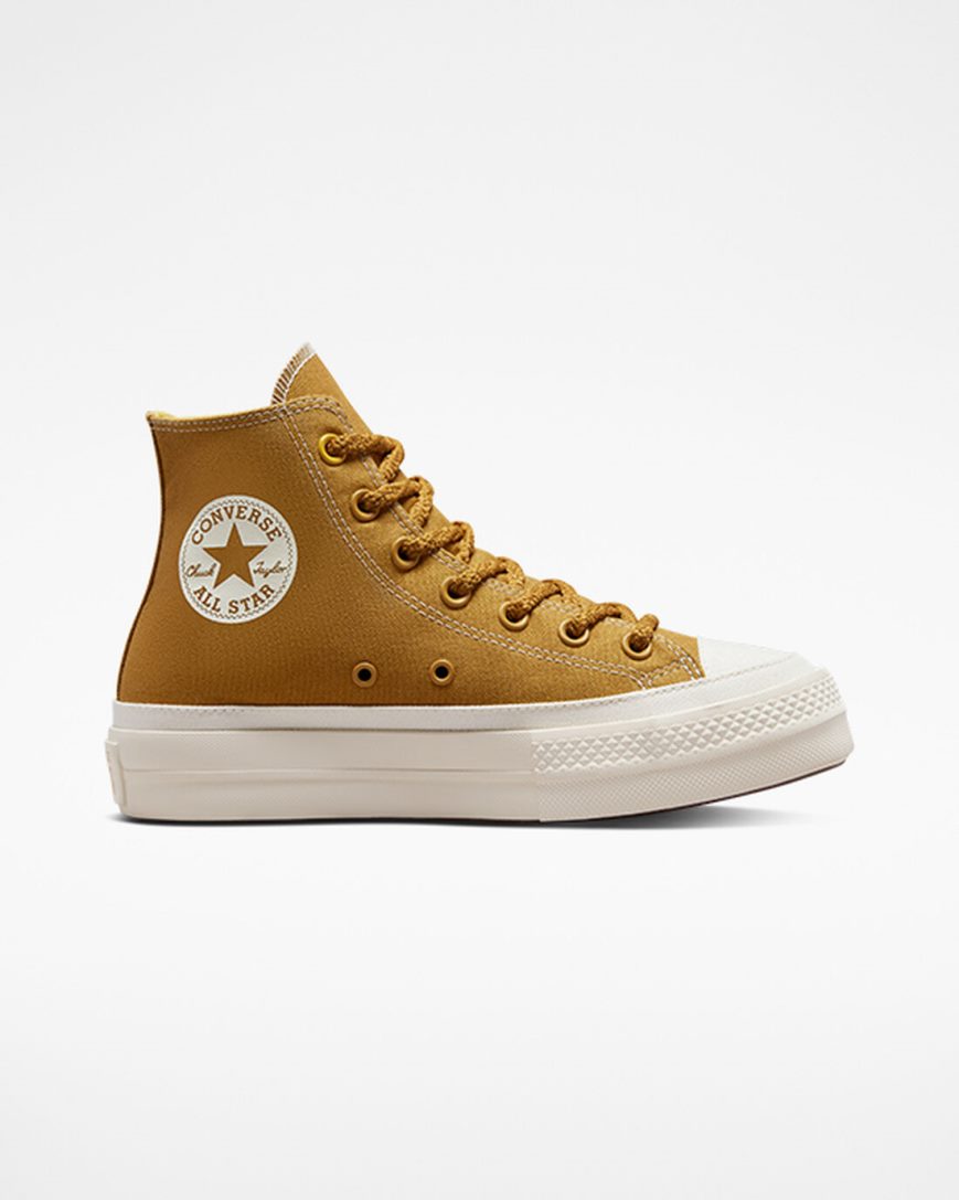 Topanky Na Platforme Converse Chuck Taylor All Star Lift Tonal Platene Vysoke Damske Oranžové Žlté | SK 5ZAIP2